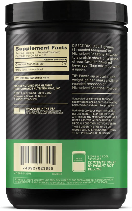 Optimum Nutrition Creatine Monohydrate Powder