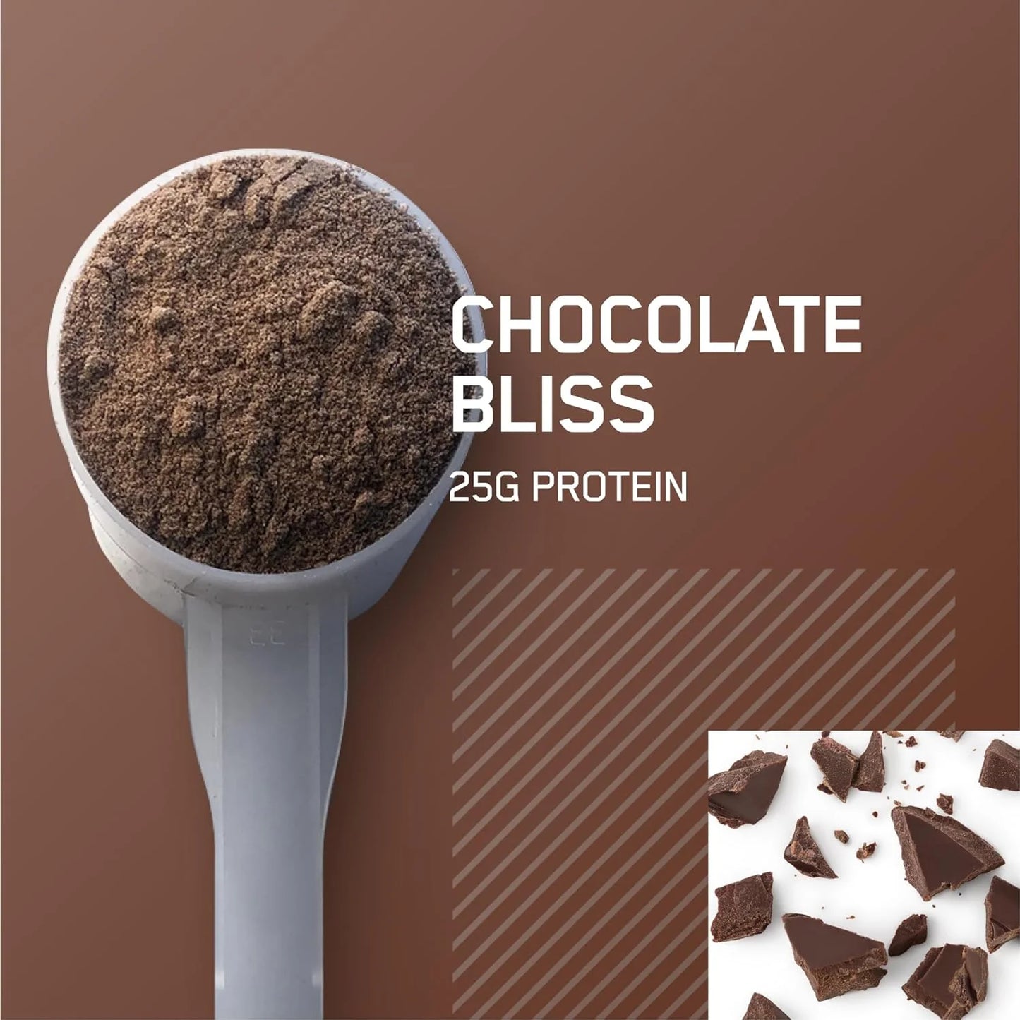 Optimum Nutrition Gold Standard 100% Isolate, Protein Powder, Chocolate Bliss, 3 Lbs, 44 Servings. Whey Protein Isolate