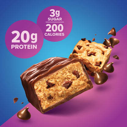 Barras Proteicas Pure Protein Chocolate Chip (12 Unidades)